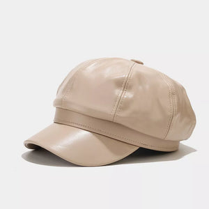 PU Imported Size &amp hat in Black with fitted silhouette