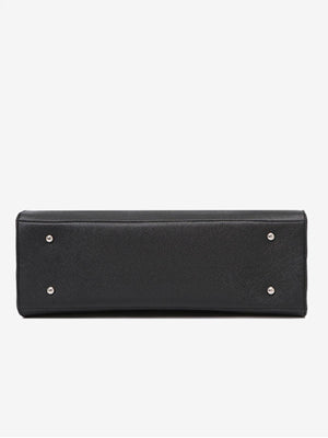 Black with tote with structured 12