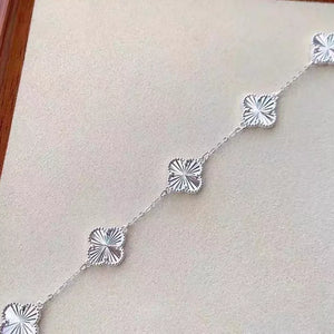 925 sterling silver Care instructions: Avoid wearing during exercise, as sweat w bracelet in silver with chain silhouette