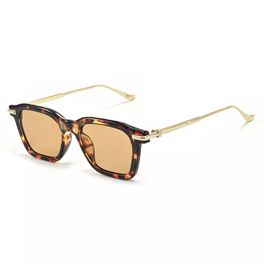 Vintage Square Frame Sunglasses in Style E with UV400 protection