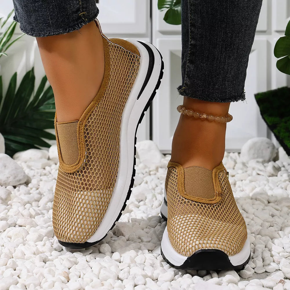 slip-on sneakers in Black