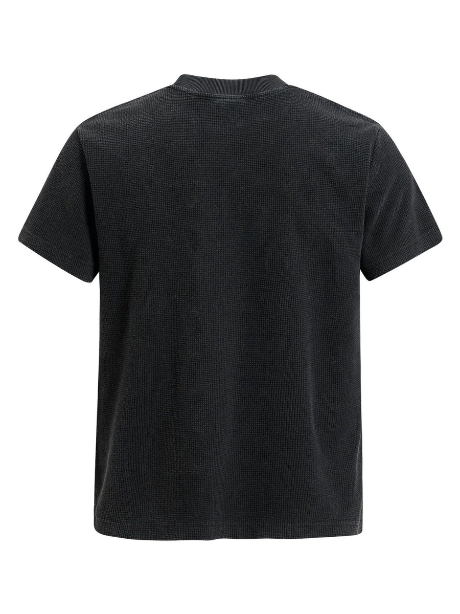 95%cotton,5%spandex Care instructions: Machine wash cold t-shirt in Black with regular silhouette