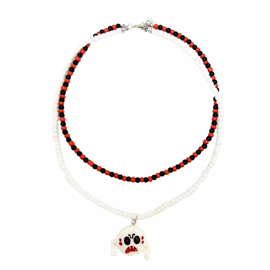 gothic necklace in black with N/A