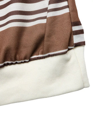 Striped Dropped Shoulder Sweatshirt option 9