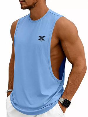 Men's Full Size Round Neck Tank Plus Size in Sage, view 15