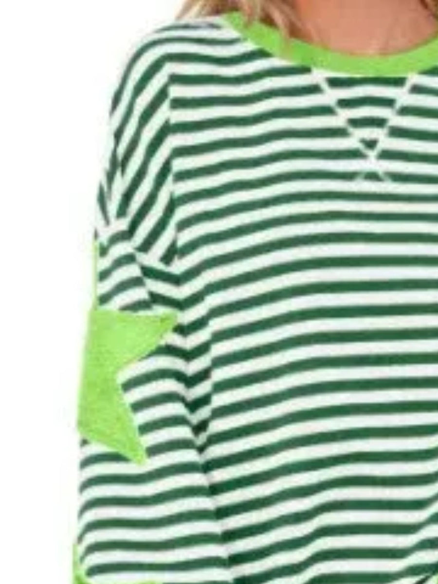 sweatshirt in Black with seam detail and hip-length