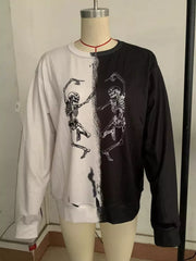 dark gray sweatshirt with slightly stretchy and long sleeve