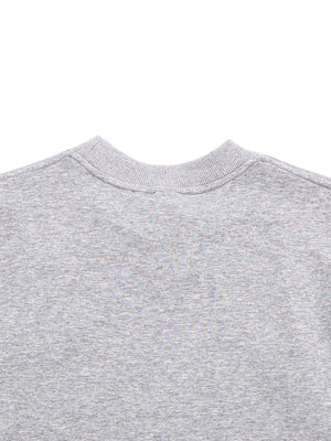Men's Crewneck Short Sleeve T-Shirt in White with stretch