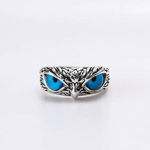 Silver regular ring with na