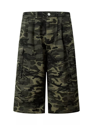 olive green capris with camo and N/A