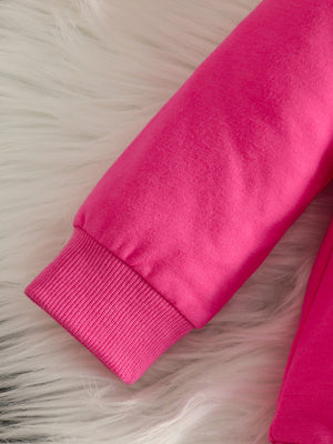 95%cotton,5%spandex Care instructions: Machine wash cold sweatshirt and pants set in Red with relaxed silhouette