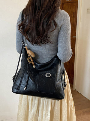 Red crossbody bag