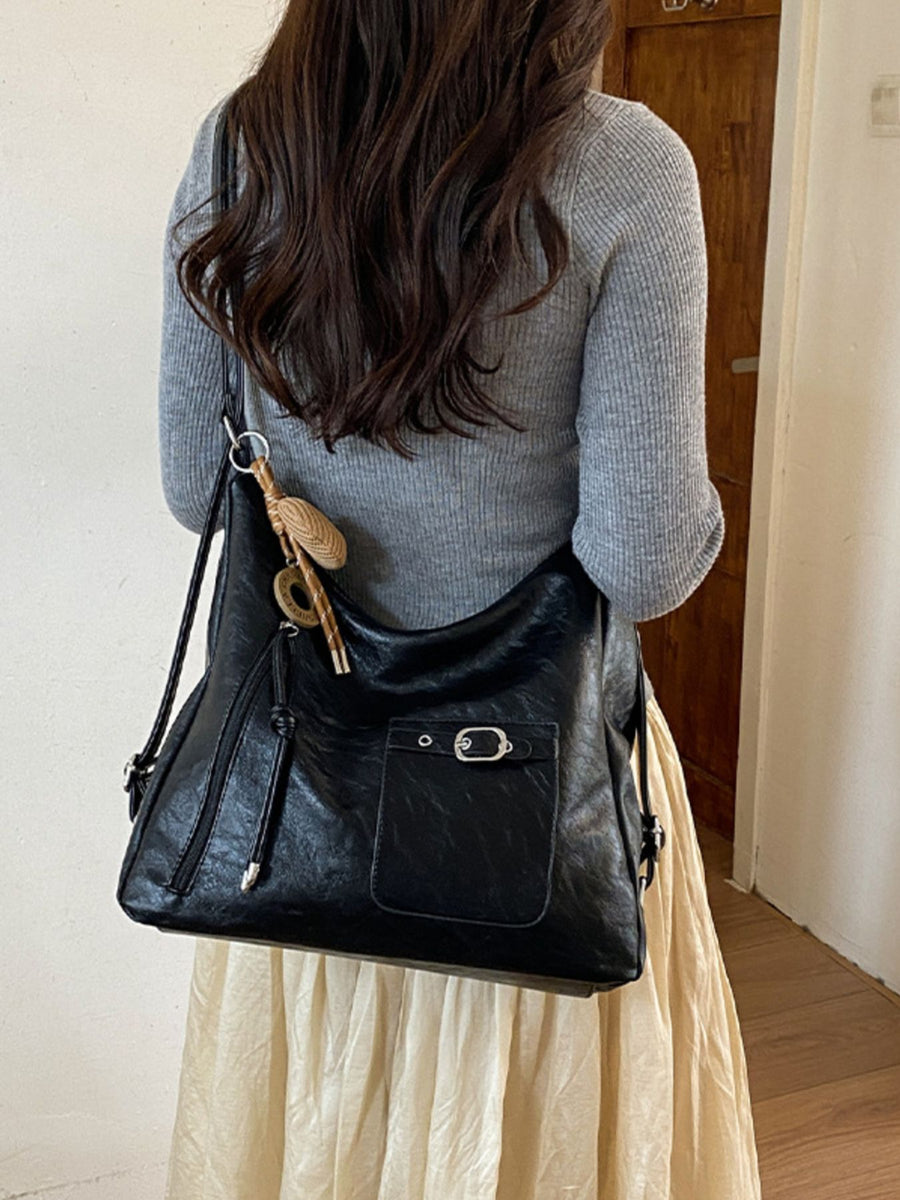Red crossbody bag