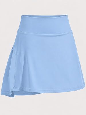 pleated skirt in Dusty Pink with lightweight and mini