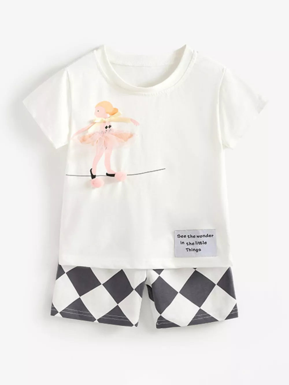 Children's Ballet Dancer Tee And Shorts Set in this colorway
