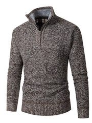 95%polyester, 5%spandex Care instructions: Machine wash cold zip-up sweater in Dark Gray with regular silhouette