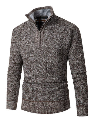 95%polyester, 5%spandex Care instructions: Machine wash cold zip-up sweater in Dark Gray with regular silhouette