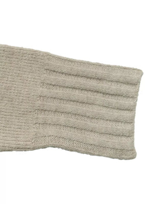 beige cardigan with stretch and long sleeve