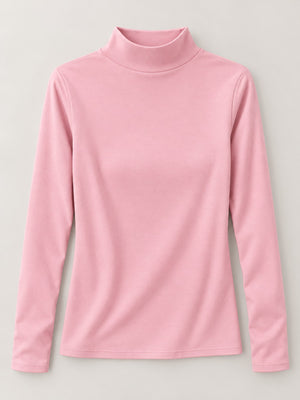 Peacock Blue t-shirt with hip-length and pullover
