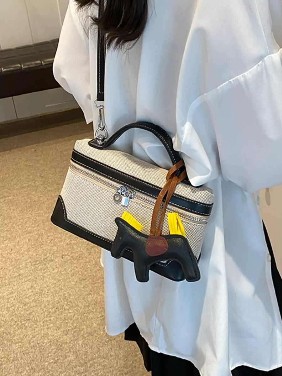 Top Handle Detachable Strap Mini Handbag option 8