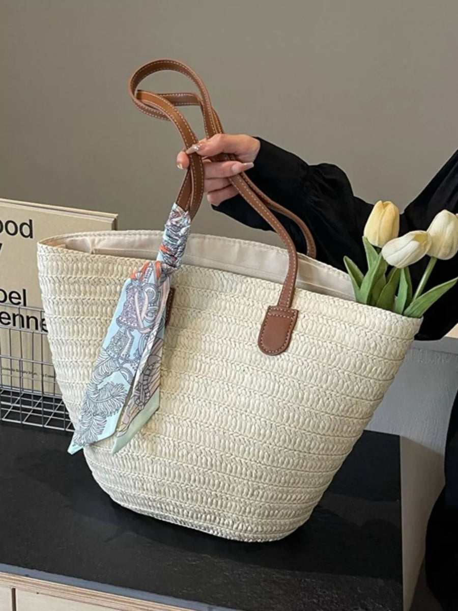 Straw Woven Shoulder Bag option 6