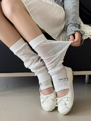 Milky White socks
