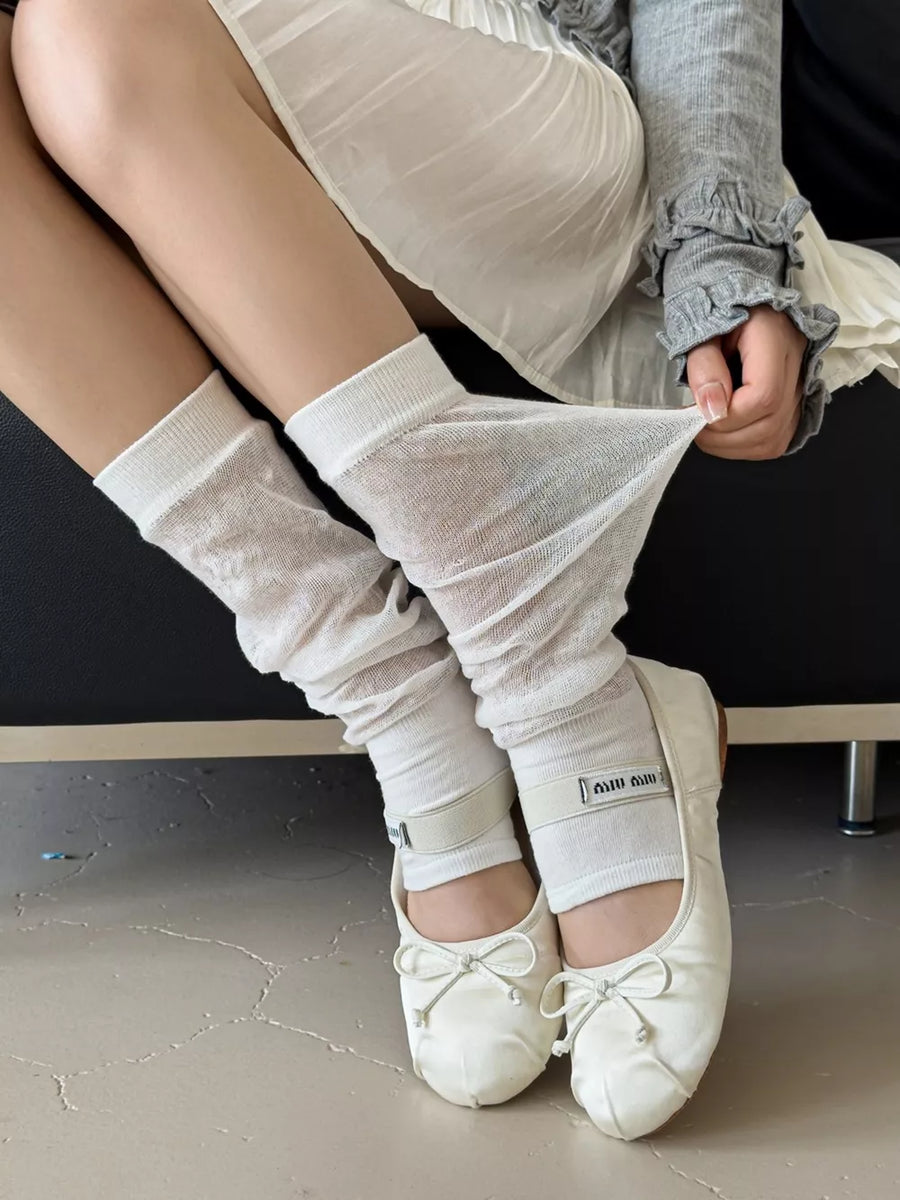 Milky White socks