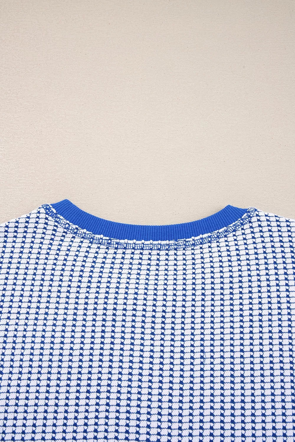 modern sweatshirt in Royal Blue with crew neck