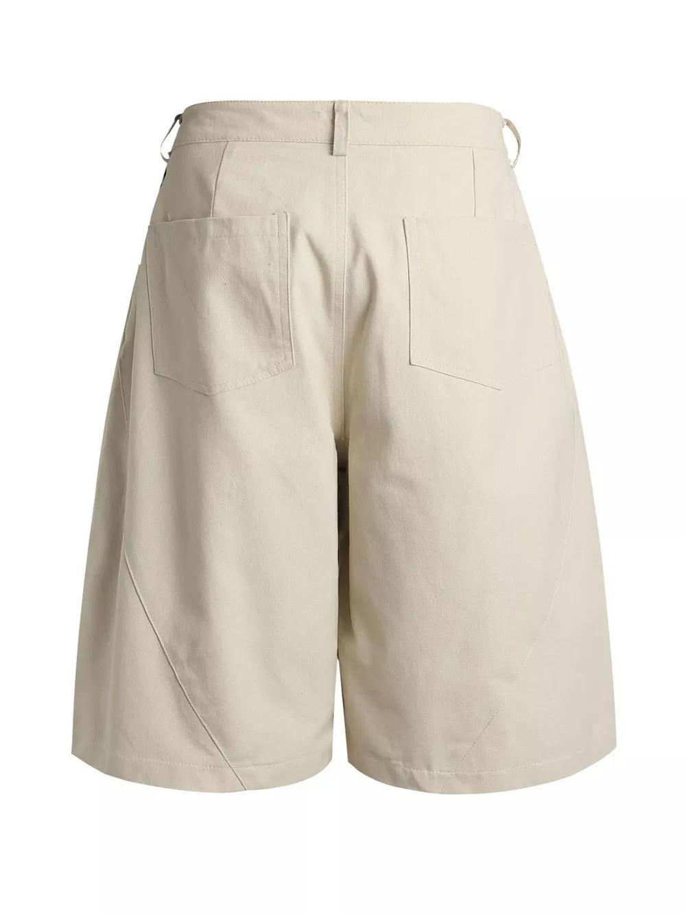 Black Men's Loose Fit Cargo Capris
