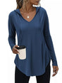 Full Size Drawstring Long Sleeve Hooded Top Plus Size preview