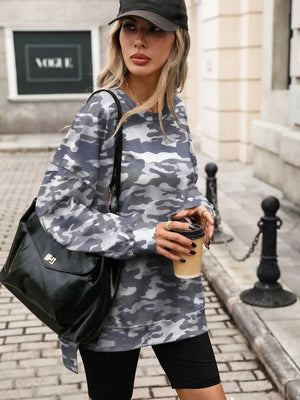 athleisure sweatshirt in Pink with crew neck