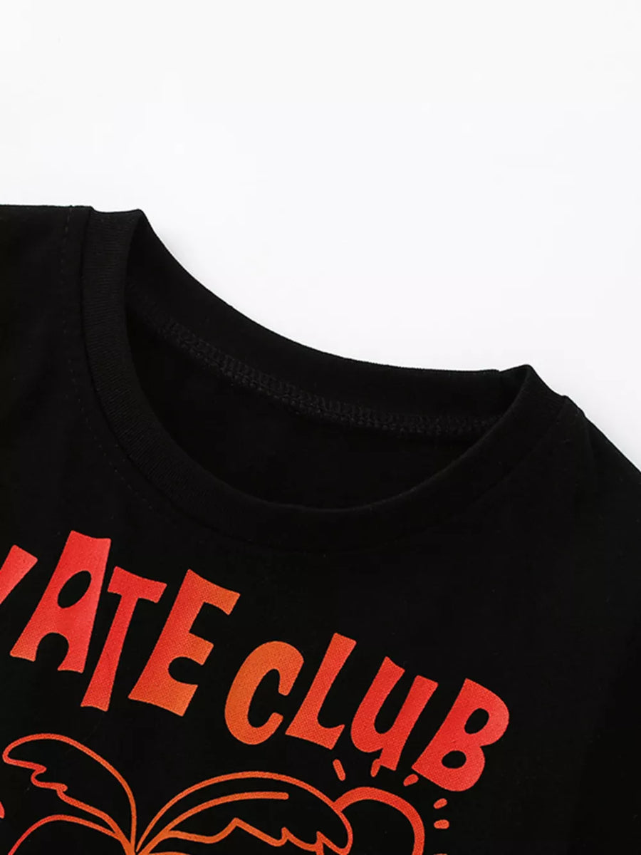Children's Graphic Round Neck T-shirt option 3