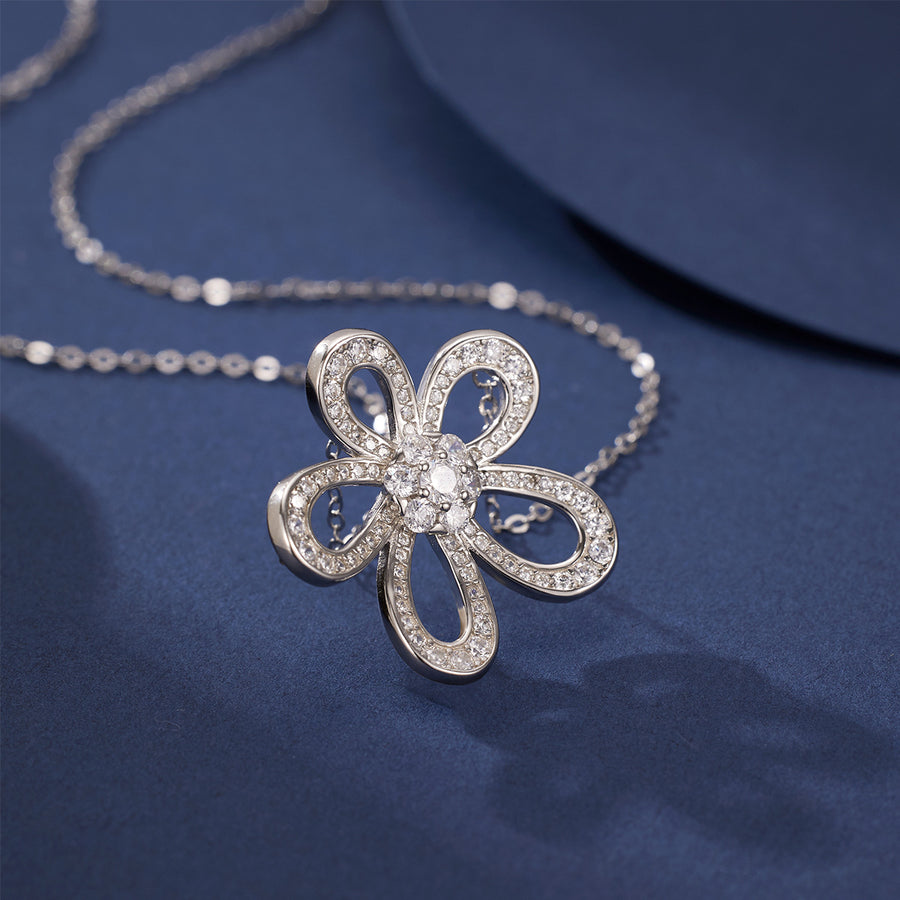 925 sterling silver,Zircon Care instructions: Avoid wearing during exercise, as necklace in Silver with pendant necklace