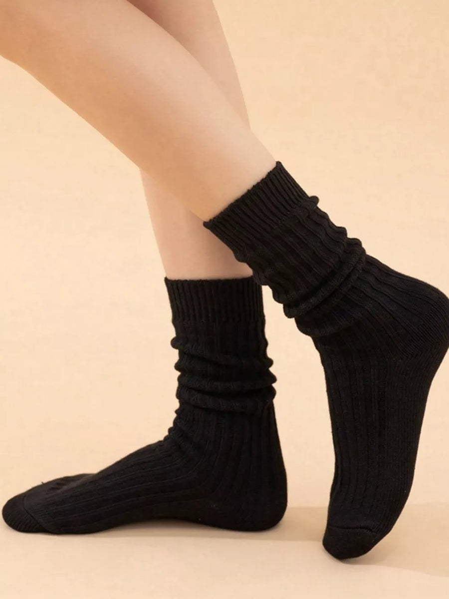 socks featuring striped in White with Poly-cotton Imported Size &amp texture