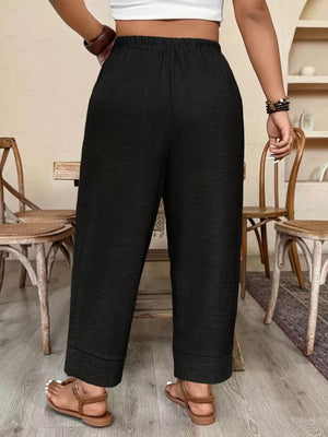 wide-leg pants in Khaki