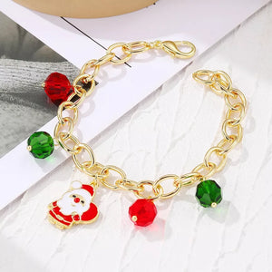 18K Gold-Plated, Alloy, Crystal Care instructions: 1 bracelet in green with n/a silhouette