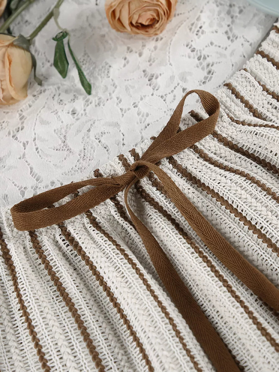 resort lounge set in cream with v-neck