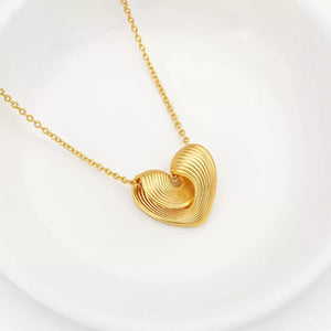 18K Gold-Plated, Copper Care instructions: Avoid wearing during exercise, as swe necklace in Gold with not applicable