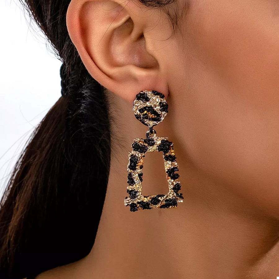 Style B earrings with full-length and post-back