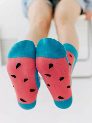 Strawberry fitted socks with N/A