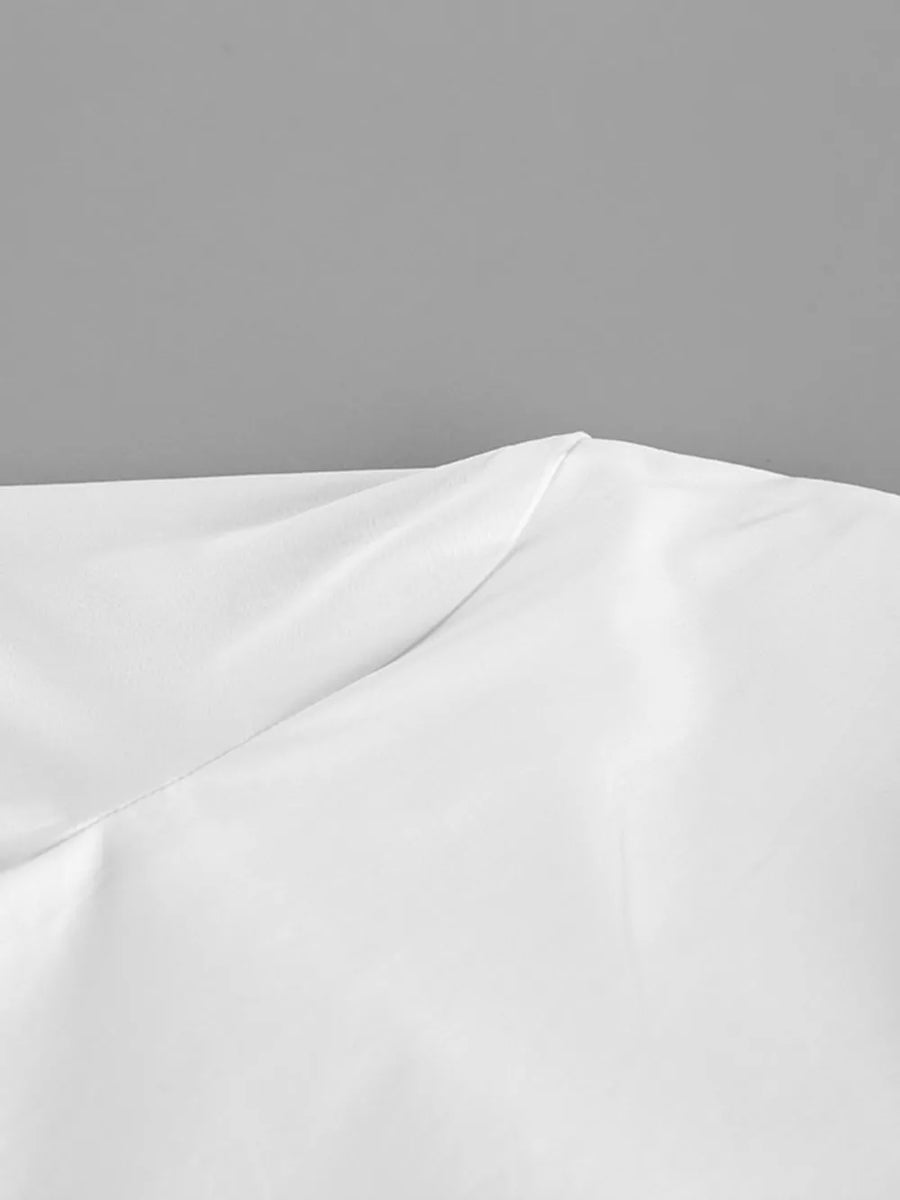 wrap top in White