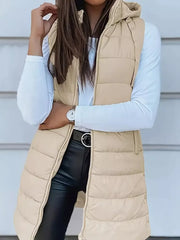 100% polyester Care instructions: Machine wash cold puffer vest in Royal Blue with straight silhouette