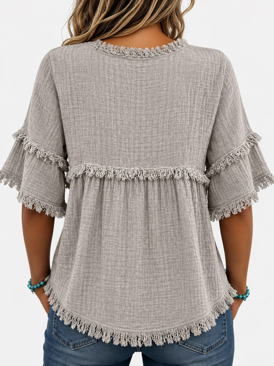 blouse in Gray