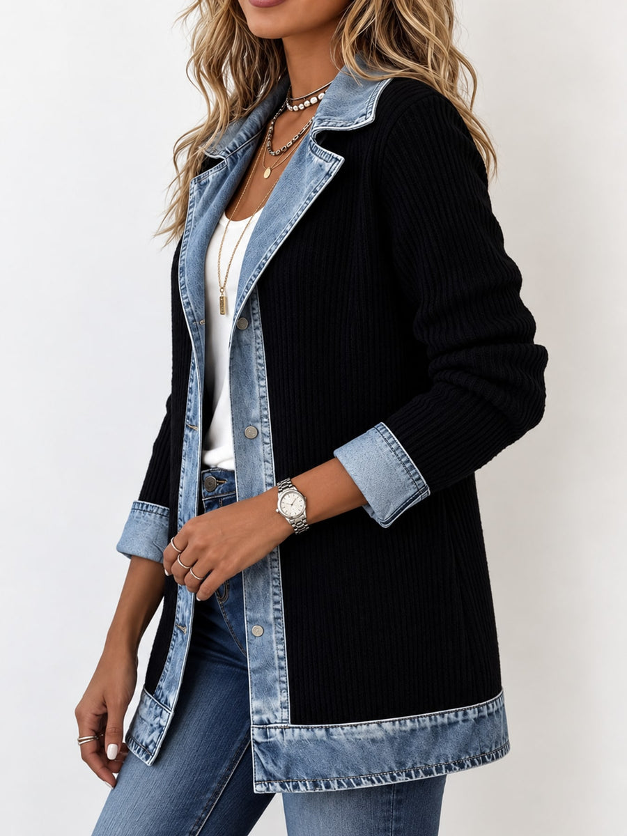 Polyester 100% Care instructions: Hand wash cold cardigan in light blue with relaxed silhouette