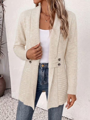 100% polyester Care instructions: Machine wash cold cardigan in Light Green with relaxed silhouette