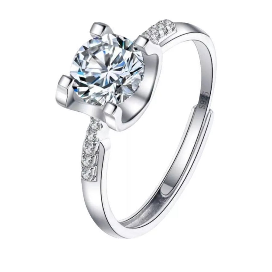 Silver with Rings