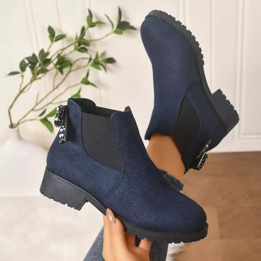 Navy boots