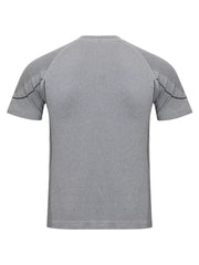 70% Nylon, 30% Polyester Care instructions: Machine wash cold t-shirt in Black with slim silhouette