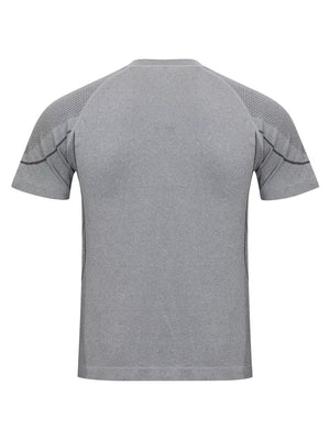 70% Nylon, 30% Polyester Care instructions: Machine wash cold t-shirt in Black with slim silhouette