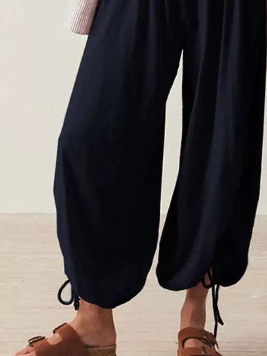 Apricot loose harem pants with N/A